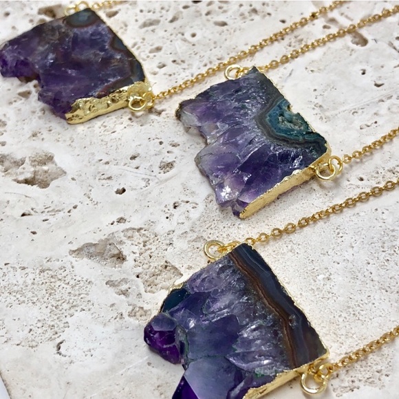 Last 1! 🌟Raw Amethyst Necklace - Picture 5 of 6